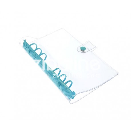 Classeur transparent Confort - Bleu cyan