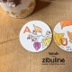 Alphabet autocollant - Duo Jaune orange