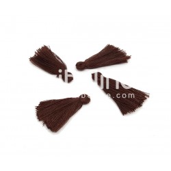 Pompon fils - Marron