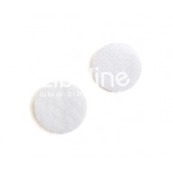 Pastille ronde velcro - Blanc