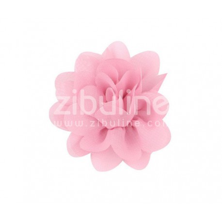 Fleur chiffon - Rose pâle
