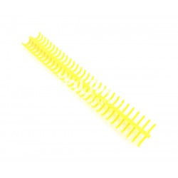 Spirale plastique pour reliure - Jaune