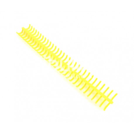 Spirale plastique pour reliure - Jaune