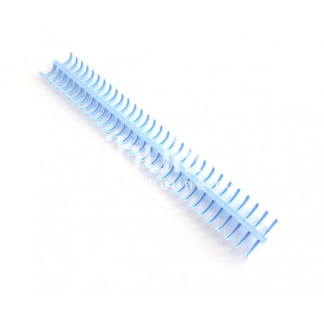 Spirale plastique pour reliure - Bleu ciel