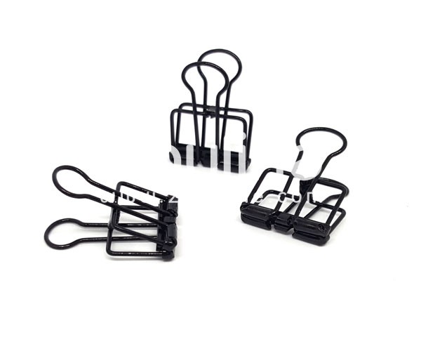 Paire De Clips (boucles D'oreilles) Dorés Avec Résine Noire - Style Années 2000, Occasion