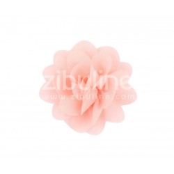 Fleur chiffon - Corail