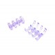 Reliure 4 anneaux - Violet translucide