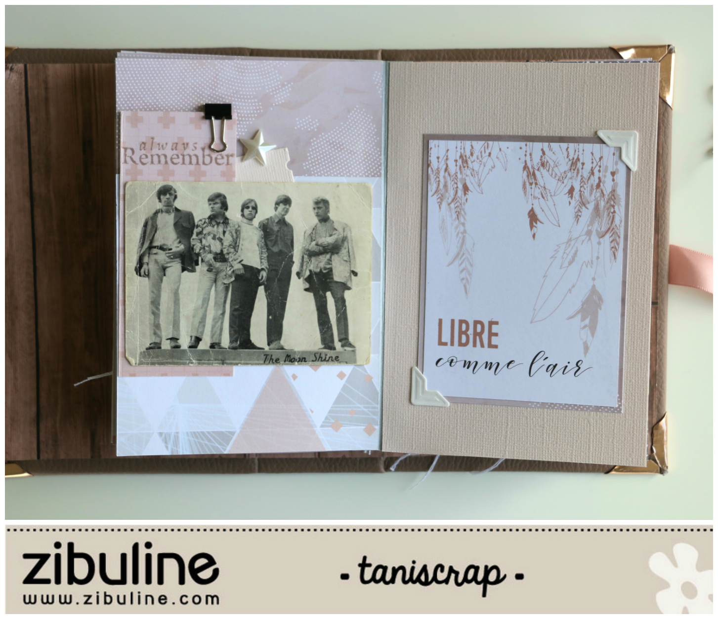Mini album « Souvenir de famille » Taniscrap L'univers de Zibuline
