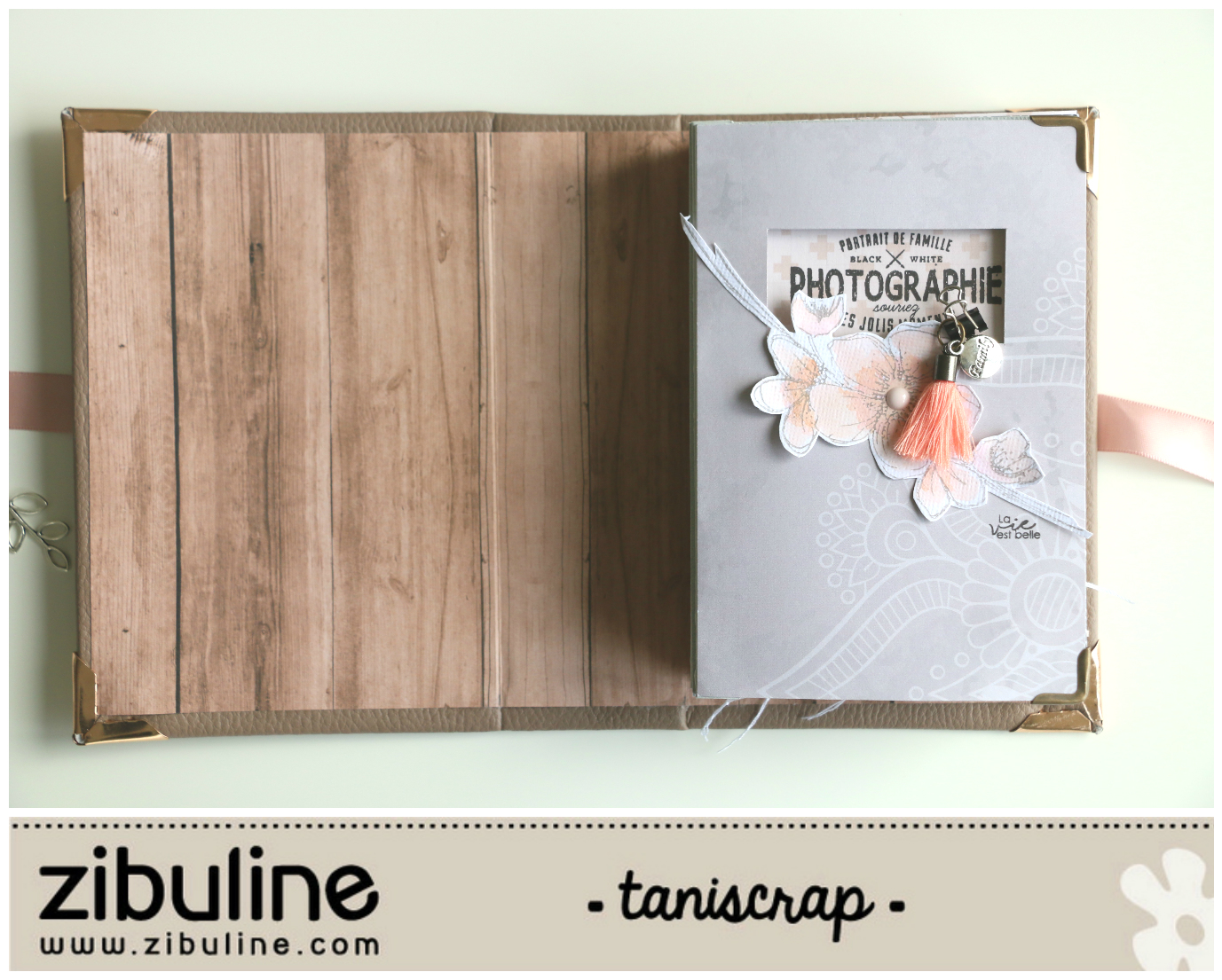 Mini album « Souvenir de famille » – Taniscrap – L'univers de Zibuline