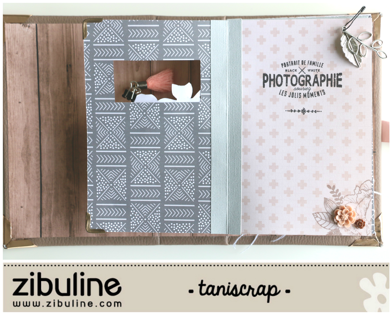 Mini album « Souvenir de famille » – Taniscrap – L'univers de Zibuline