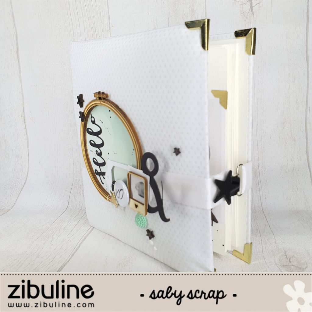 Tuto mini album naissance « Hello »-Saby – L'univers de Zibuline