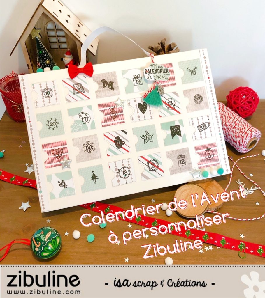 Tuto Calendrier de l'Avent vide à customiser – Isa Scrap